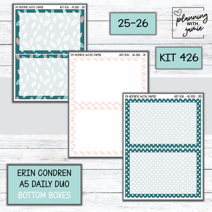 Kit 426 Erin Condren Daily Duo Sticker Kit