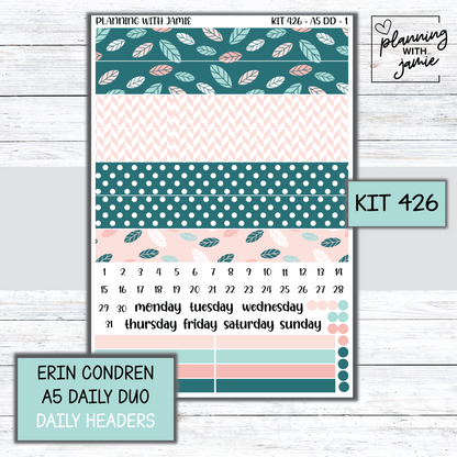 Kit 426 Erin Condren Daily Duo Sticker Kit