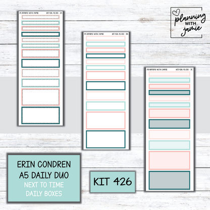 Kit 426 Erin Condren Daily Duo Sticker Kit