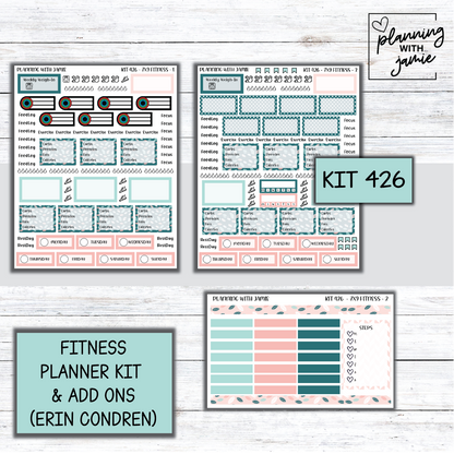 Kit 426 Weekly Fitness Sticker Kit