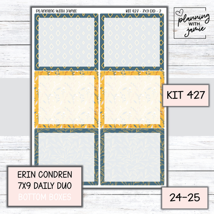 Kit 427 Erin Condren Daily Duo Sticker Kit