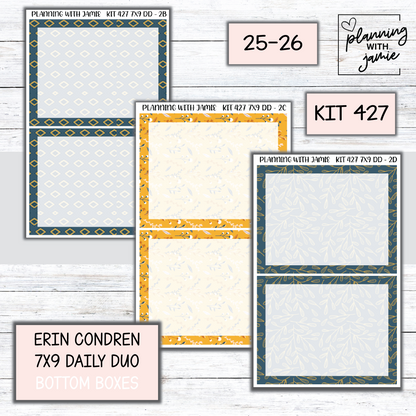 Kit 427 Erin Condren Daily Duo Sticker Kit