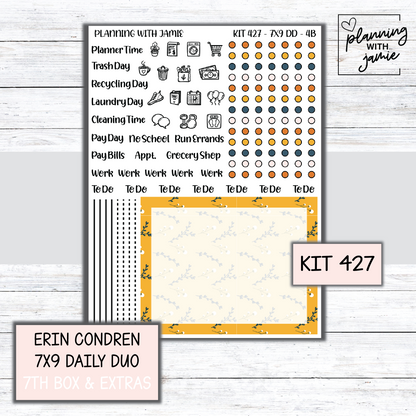 Kit 427 Erin Condren Daily Duo Sticker Kit
