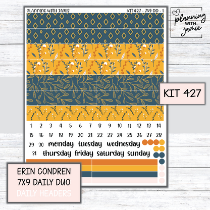 Kit 427 Erin Condren Daily Duo Sticker Kit