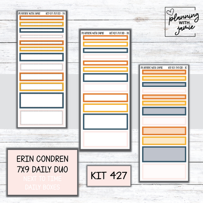 Kit 427 Erin Condren Daily Duo Sticker Kit