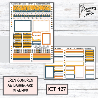 Kit 427 Erin Condren Dashboard Planner Sticker Kit