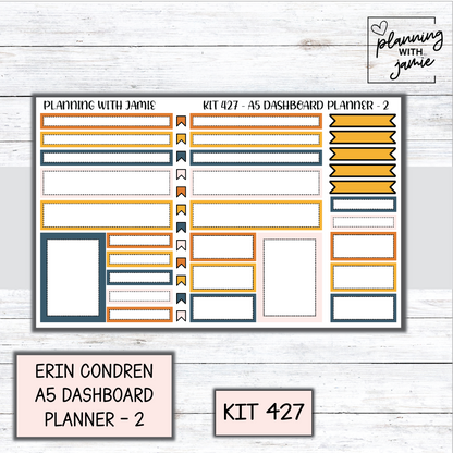 Kit 427 Erin Condren Dashboard Planner Sticker Kit