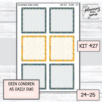Kit 427 Erin Condren Daily Duo Sticker Kit