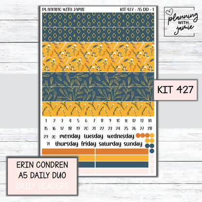 Kit 427 Erin Condren Daily Duo Sticker Kit