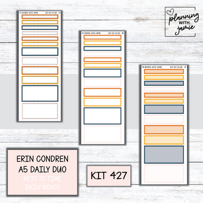 Kit 427 Erin Condren Daily Duo Sticker Kit