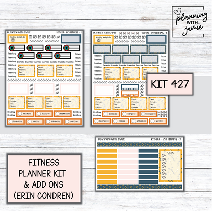 Kit 427 Weekly Fitness Sticker Kit