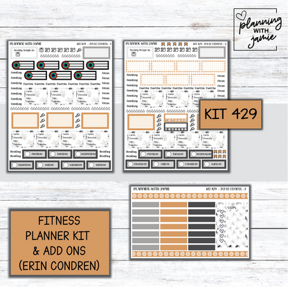 Kit 429 Weekly Fitness Sticker Kit