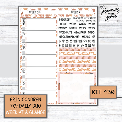 Kit 430 Week At A Glance Sticker