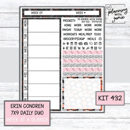 Kit 432 Week At A Glance Sticker
