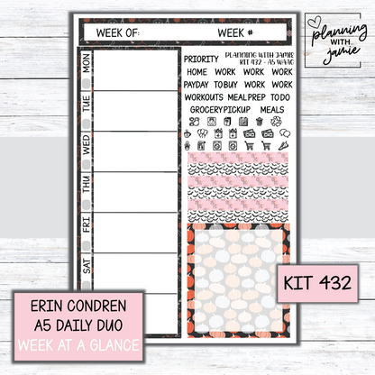 Kit 432 Week At A Glance Sticker