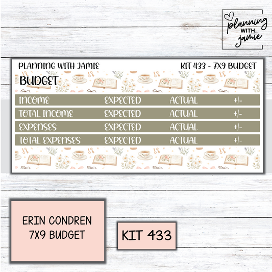 Kit 433 7x9 Budget Sticker Kit