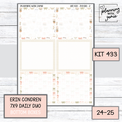Kit 433 Erin Condren Daily Duo Sticker Kit