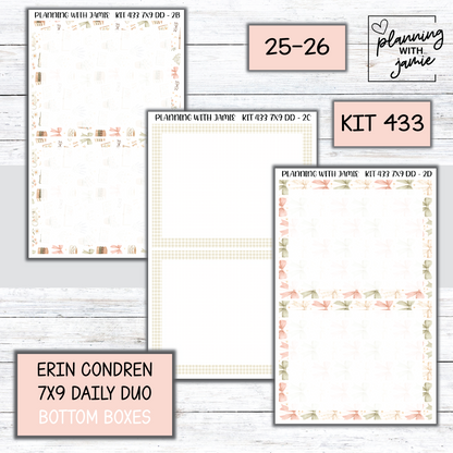 Kit 433 Erin Condren Daily Duo Sticker Kit