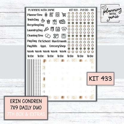 Kit 433 Erin Condren Daily Duo Sticker Kit