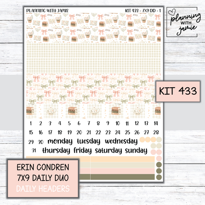 Kit 433 Erin Condren Daily Duo Sticker Kit