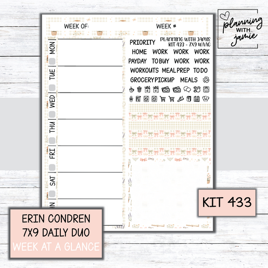 Kit 433 Week At A Glance Sticker