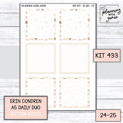 Kit 433 Erin Condren Daily Duo Sticker Kit