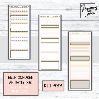 Kit 433 Erin Condren Daily Duo Sticker Kit