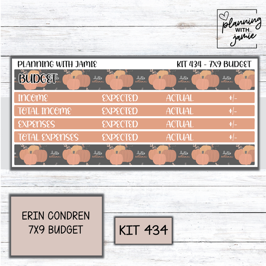 Kit 434 7x9 Budget Sticker Kit