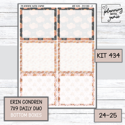 Kit 434 Erin Condren Daily Duo Sticker Kit