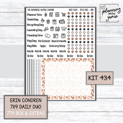 Kit 434 Erin Condren Daily Duo Sticker Kit