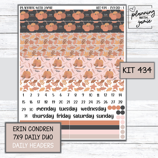 Kit 434 Erin Condren Daily Duo Sticker Kit
