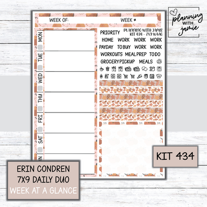 Kit 434 Week At A Glance Sticker