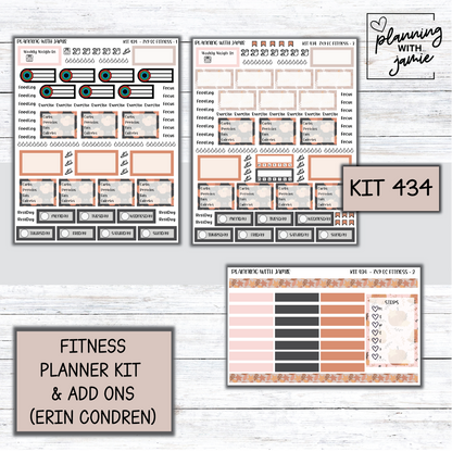Kit 434 Weekly Fitness Sticker Kit