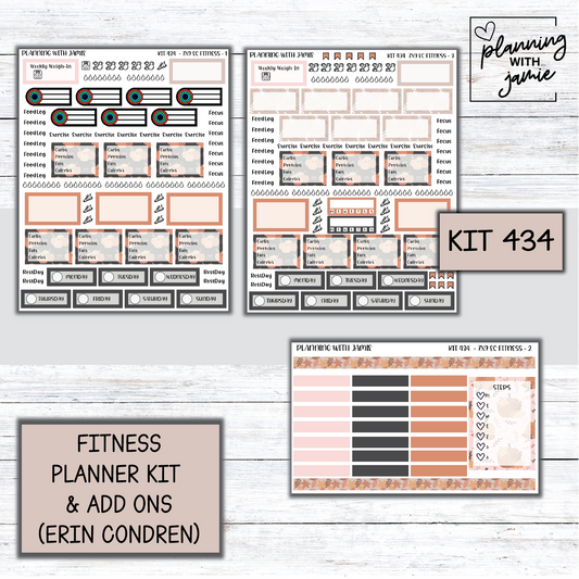 Kit 434 Weekly Fitness Sticker Kit