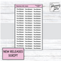 NEW RELEASES SCRIPT STICKER