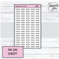 PAYDAY SCRIPT STICKER