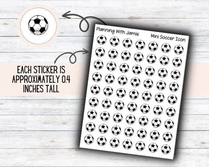 Soccer Sticker, Soccer, Soccer Ball, Soccer Icon, Soccer Stickers for Planner, Sport Stickers