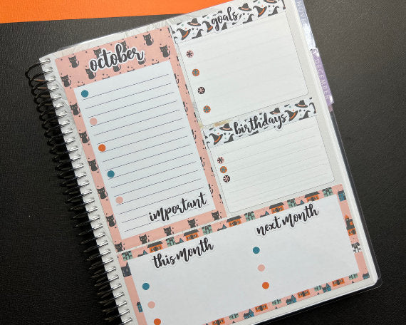 KIT 320 Erin Condren Dashboard Sticker Kit || Dashboard Monthly Sticker || Erin Condren Dashboard Sticker || SUMMER Stickers