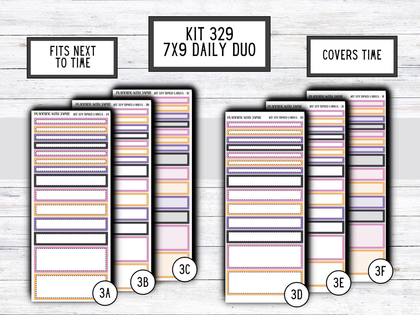 Kit 329 Erin Condren Daily Duo || Weekly Sticker Kit || Daily Duo Stickers || FALL STICKERS