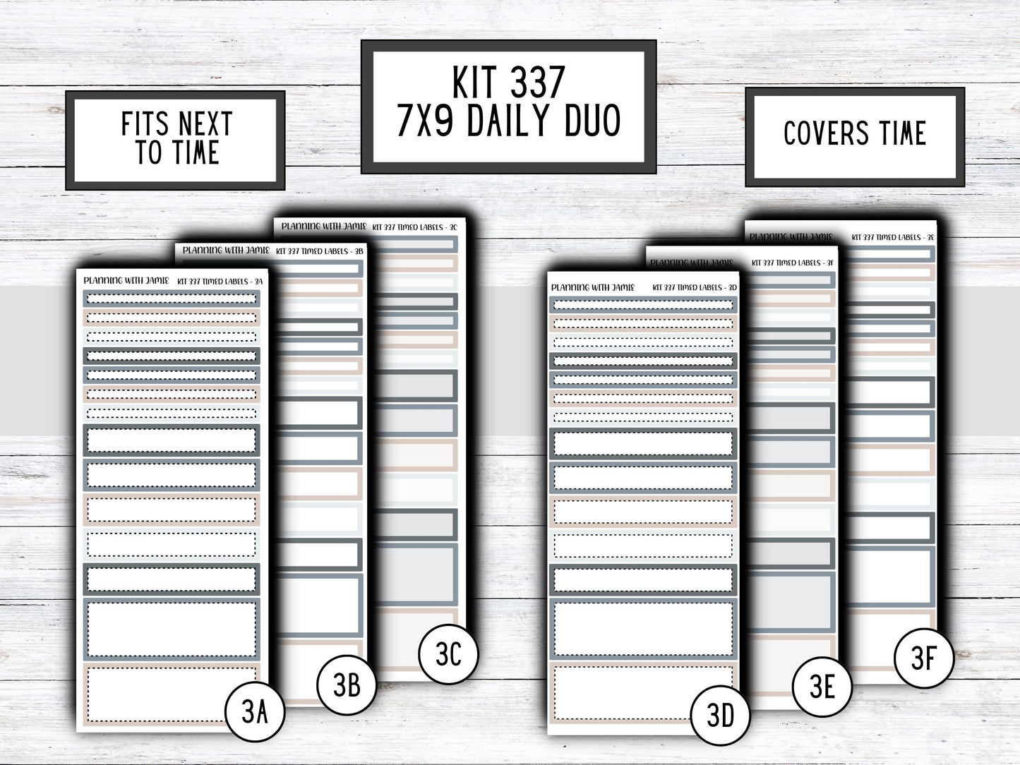 Kit 337 Erin Condren Daily Duo || Weekly Sticker Kit || Daily Duo Stickers || WINTER Stickers || FLOWER STICKERS