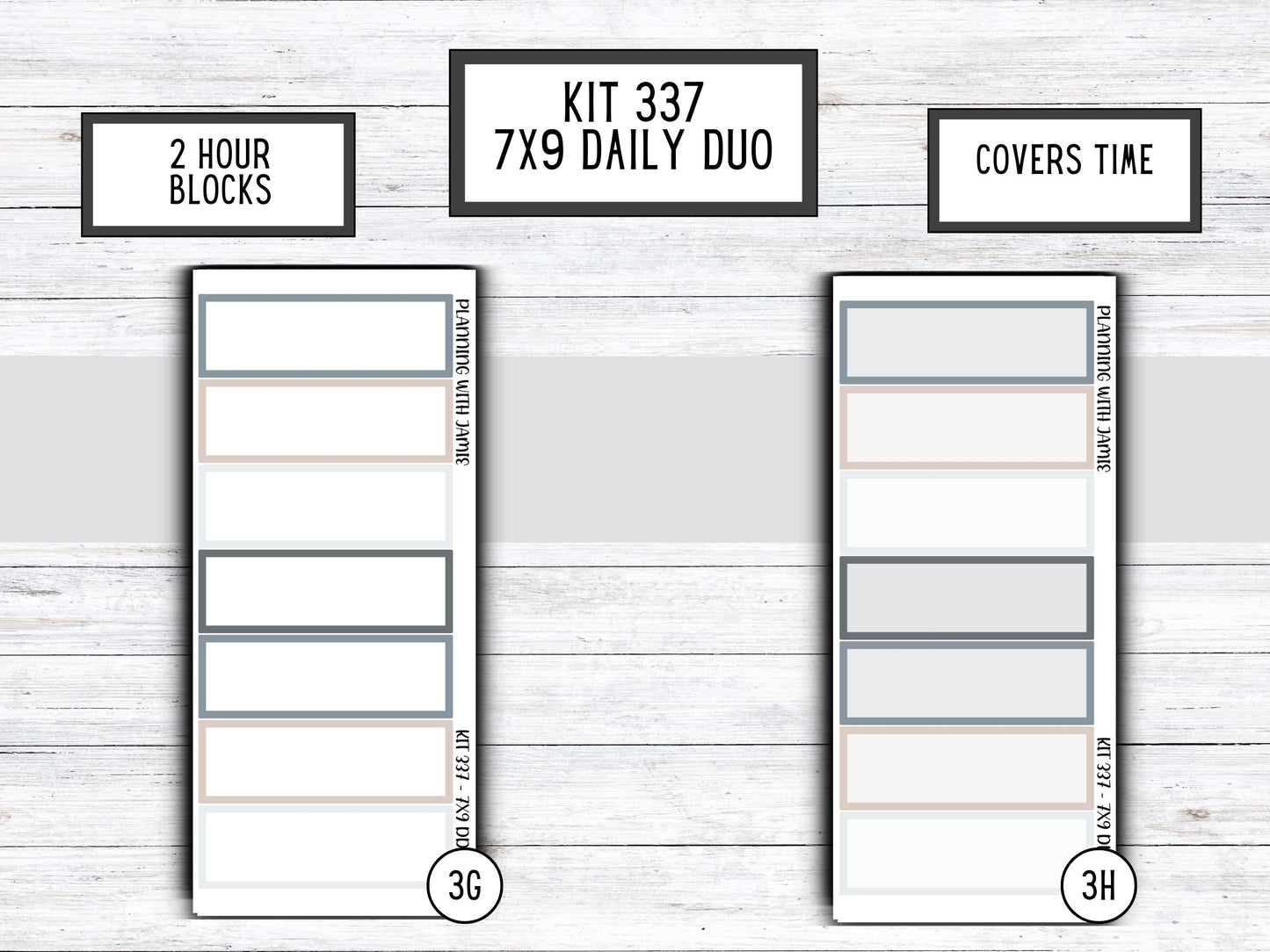 Kit 337 Erin Condren Daily Duo || Weekly Sticker Kit || Daily Duo Stickers || WINTER Stickers || FLOWER STICKERS
