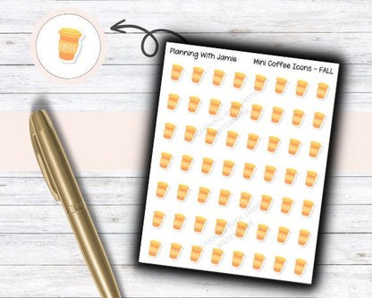 COFFEE Sticker, Coffee Cup Sticker, Coffee Date Sticker, Drink Sticker, Planner Sticker