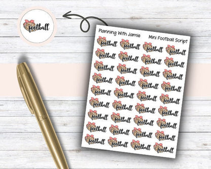 Football Sticker, Football, Football Script, Football Icon, Football Stickers for Planner