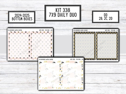 Kit 338 Erin Condren Daily Duo || Weekly Sticker Kit || Daily Duo Stickers || NEW YEAR Stickers || Pretty STICKERS