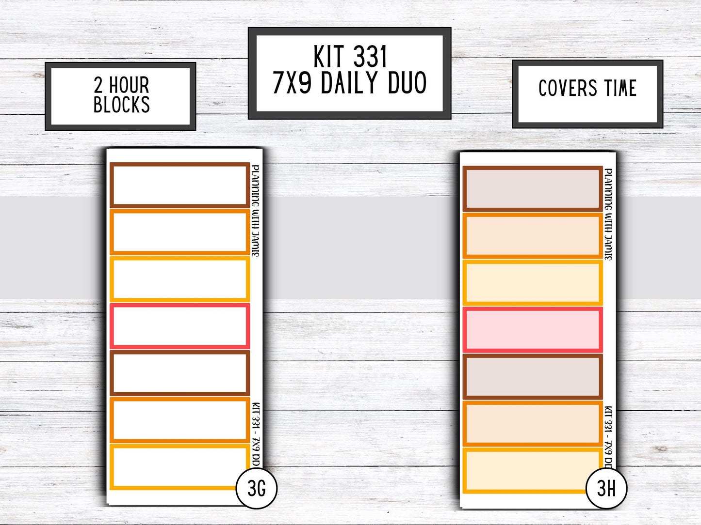Kit 331 Erin Condren Daily Duo || Weekly Sticker Kit || Daily Duo Stickers || Thanksgiving Stickers || FALL STICKERS